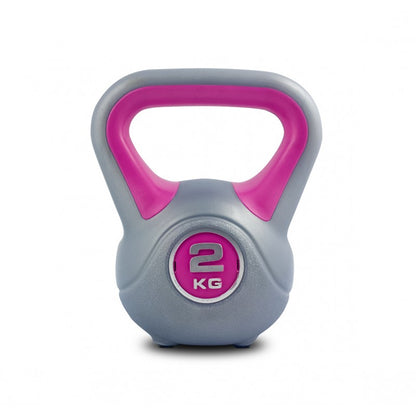 Vinyl Kettlebell   2Kg   Pink